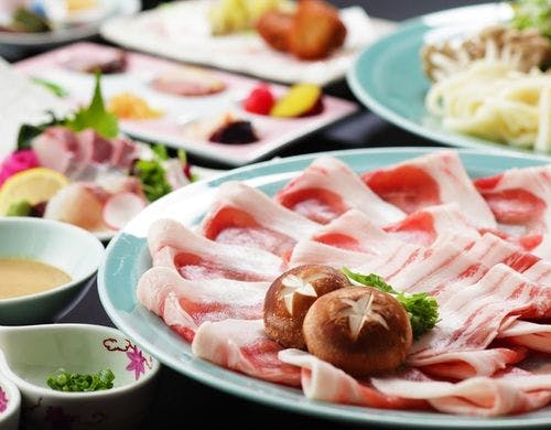 六白黒豚のしゃぶしゃぶ!!