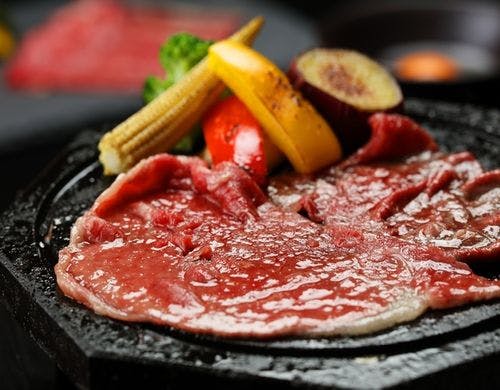 鹿児島黒牛の溶岩焼きしゃぶ