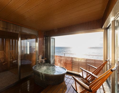 貸切半露天風呂