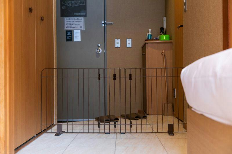 愛犬飛び出し防止柵