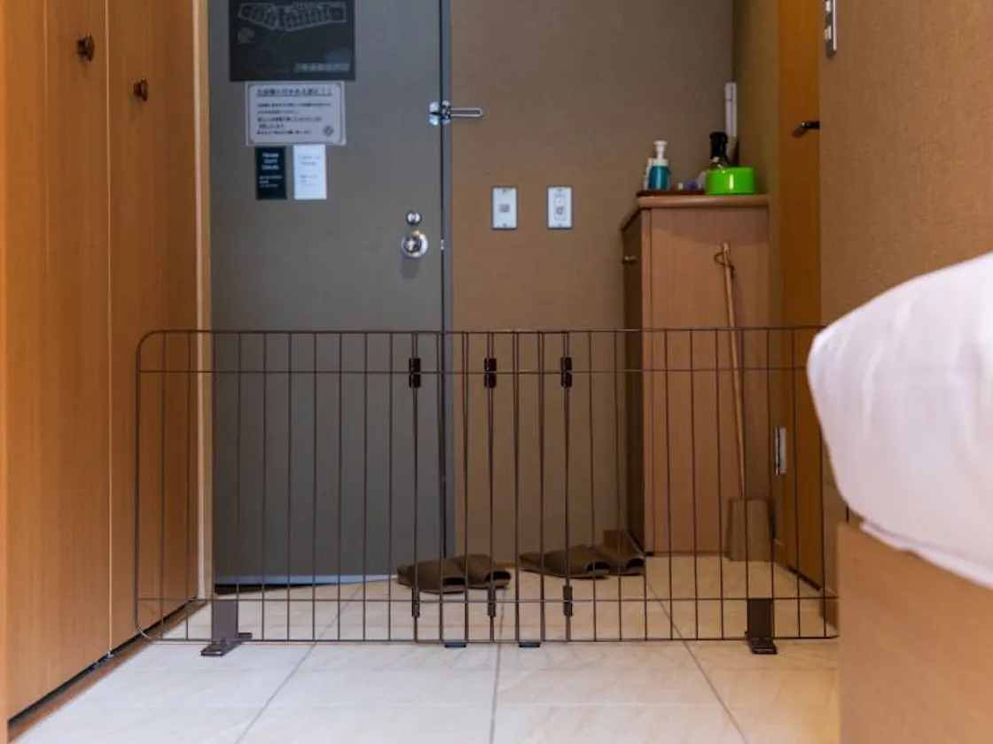 愛犬飛び出し防止柵