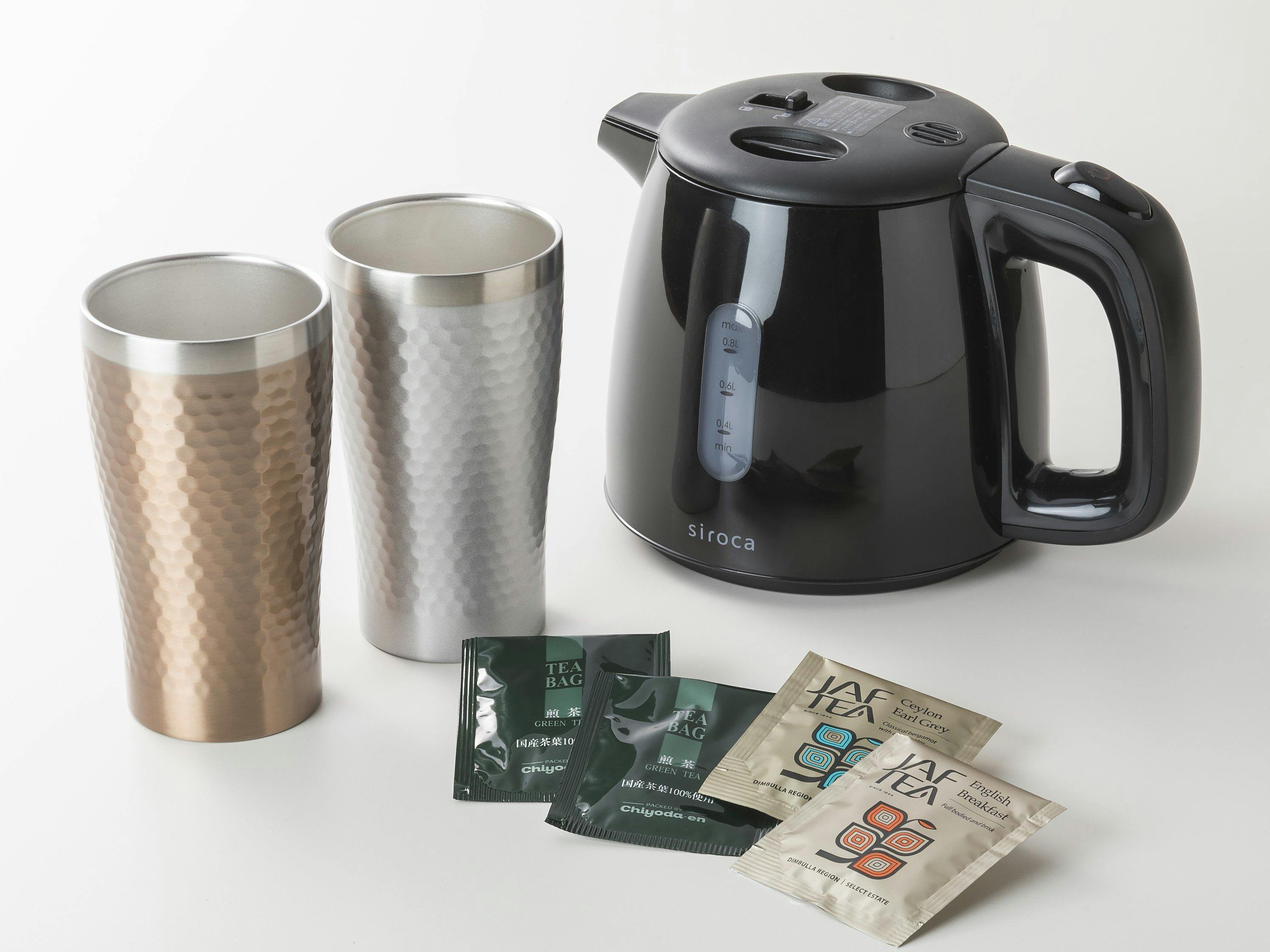＜客室設備＞電気ケトル・お茶セット