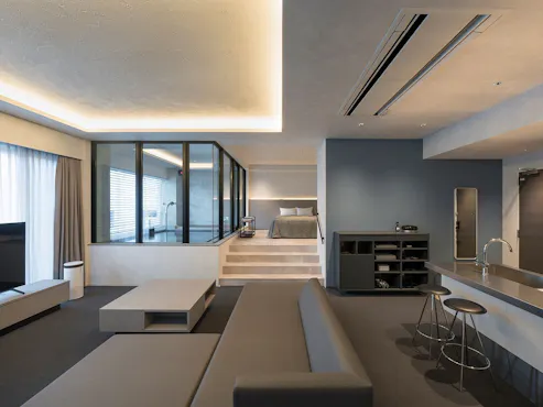 ห้องสวีทสำหรับสัตว์เลี้ยง วิวสวน