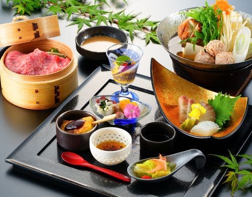 ＜夕食＞個人盛り料理一例