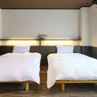 *【部屋】桜のツインベッド