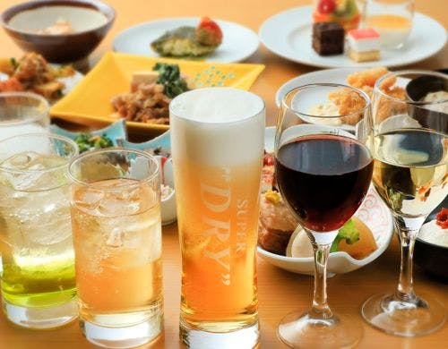 【ご夕食】ご夕食時の飲み放題※イメージ