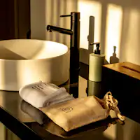 コテージ内の洗面スペース