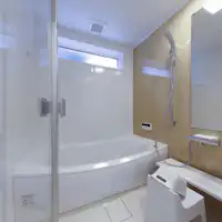 客室棟のバスルーム