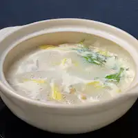 特製肉味噌が溶け合い、コクが豆乳と調