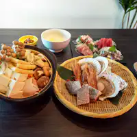 夕食:お鍋(魚介コース)