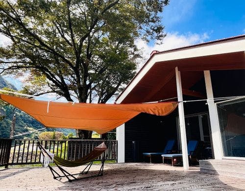 ウッドデッキ風景