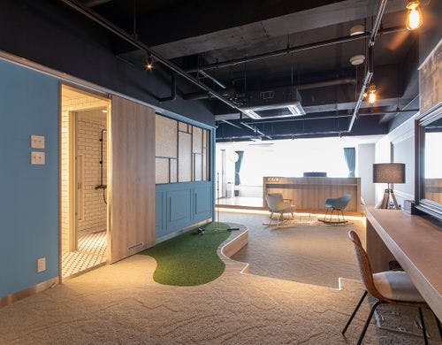 YS静岡呉服町ビル202 リビング（夜）