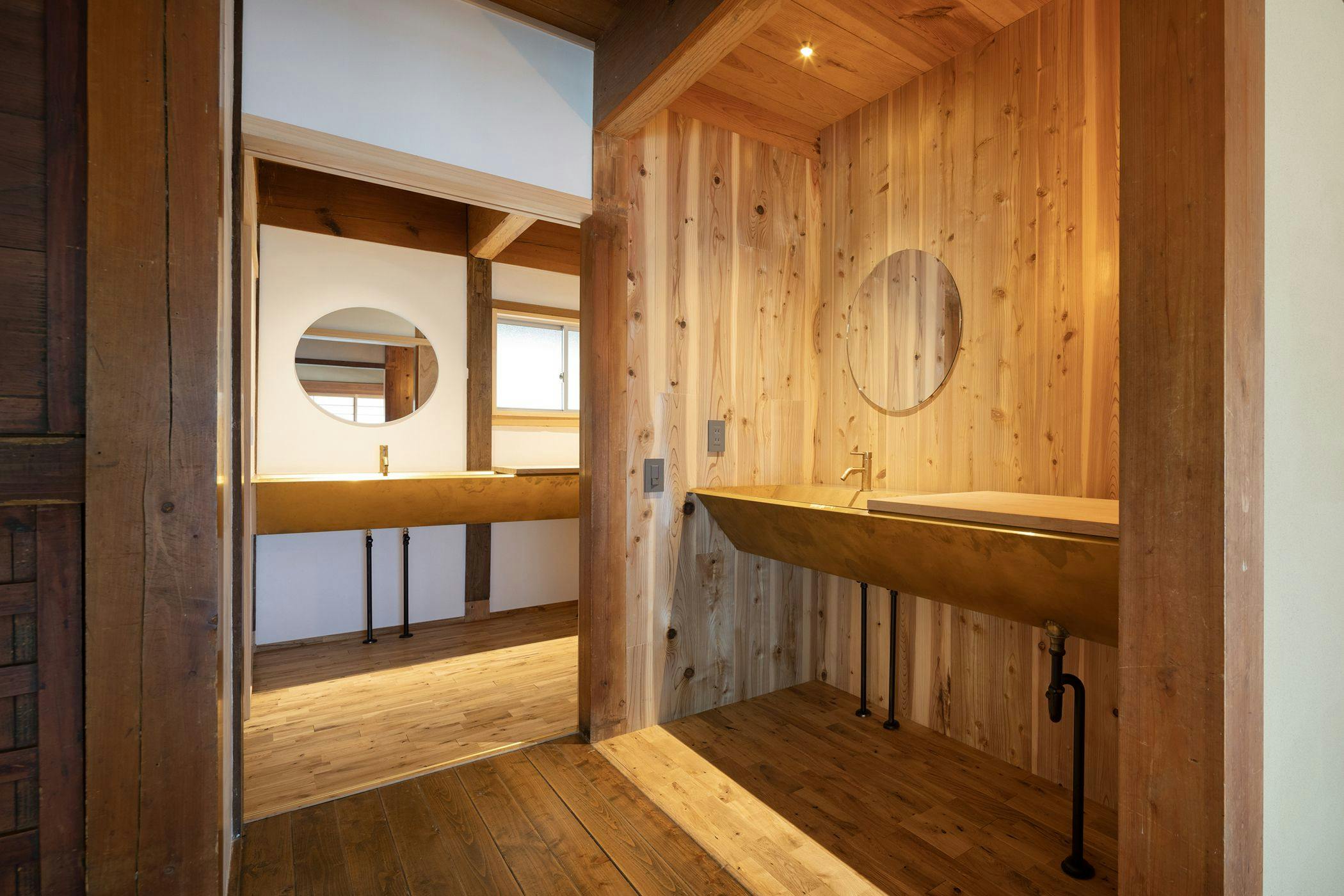 洗面台と脱衣所