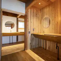 洗面台と脱衣所