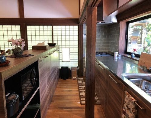 ４メートルの大型のオリジナル・キッチン♪