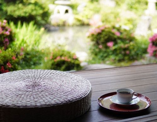 食後には、挽きたてのコーヒーを。