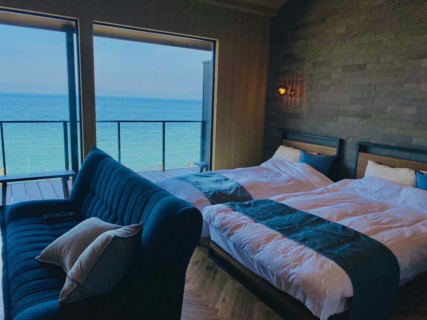 ห้องพักที่มองเห็นแต่ทะเล