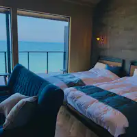 ห้องพักที่มองเห็นแต่ทะเล