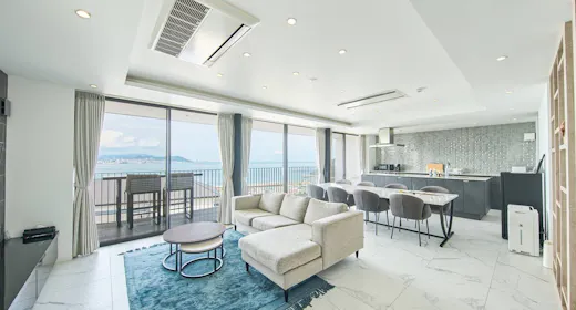 バレルサウナ×オーシャンビュージャグジー|3LDK最大8名・明石海峡大橋望む1組限定ヴィラ