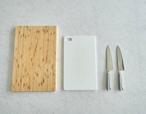 キッチン備品：まな板・包丁