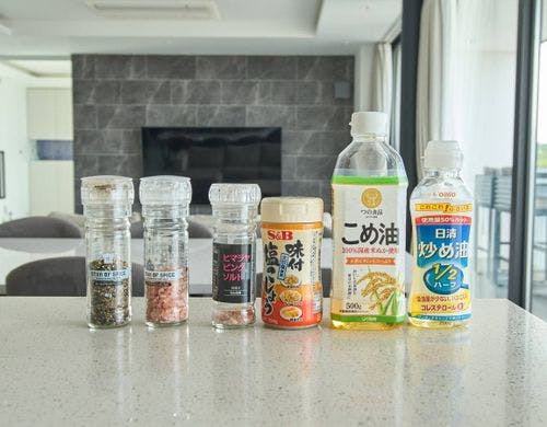 キッチン備品：調味料