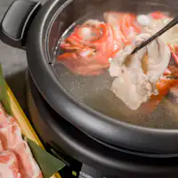 【ชุดปลาคินเมะไดและหมูชาบู】