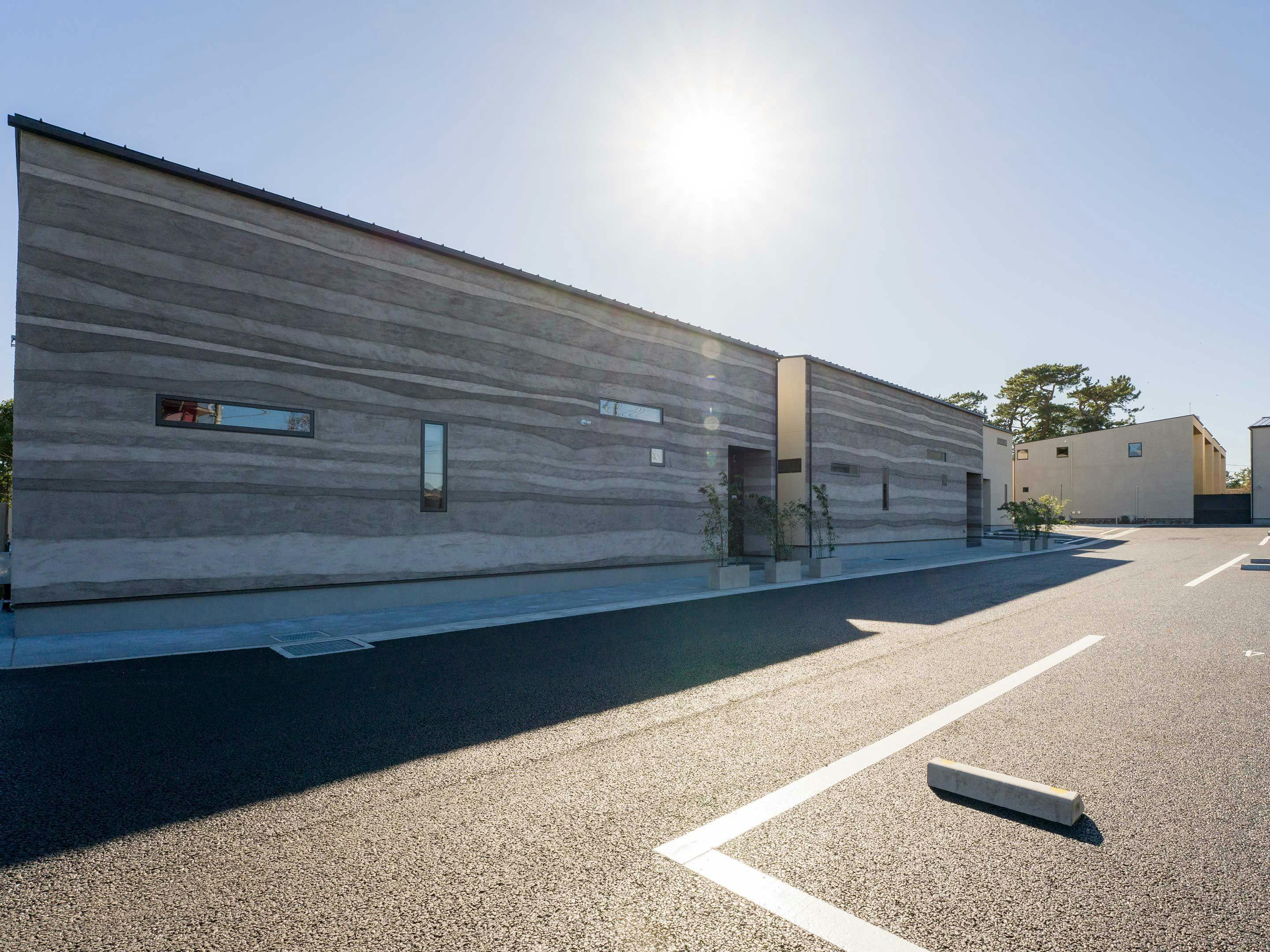 รูปลักษณ์ภายนอกที่ได้รับแรงบันดาลใจจากชั้นหิน