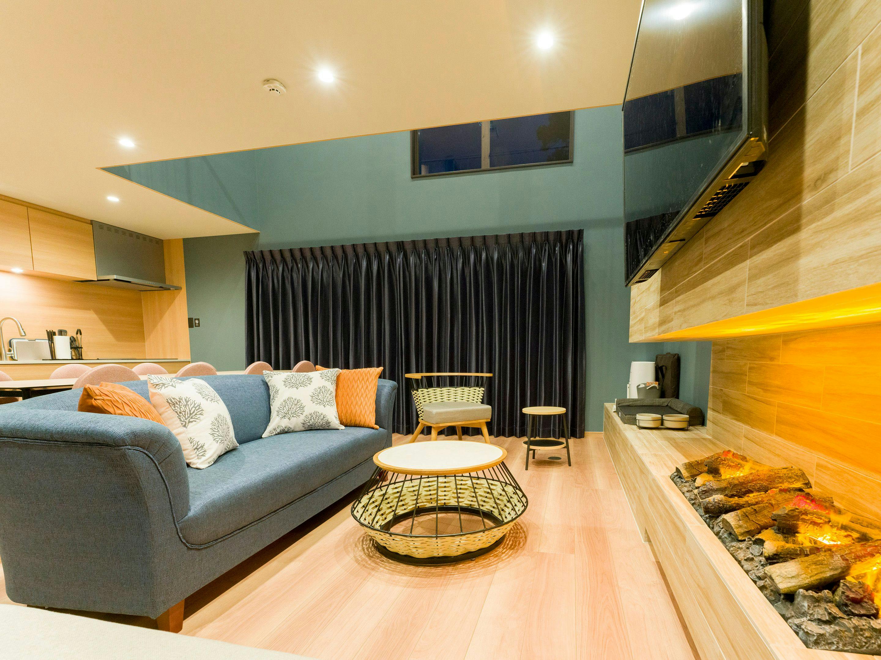 【อาคาร D】ห้องนั่งเล่น (ตัวอย่าง)