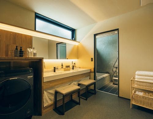 広々とした洗面スペース