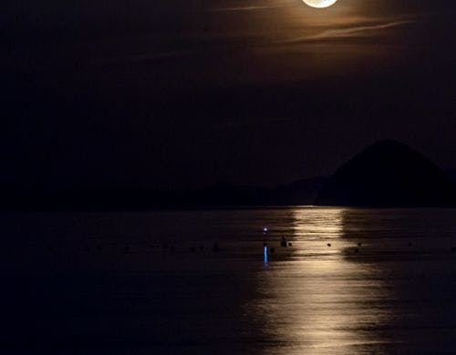 夕陽、朝日を一望できます。