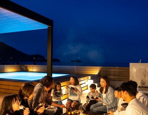 鉄板でのBBQになります。