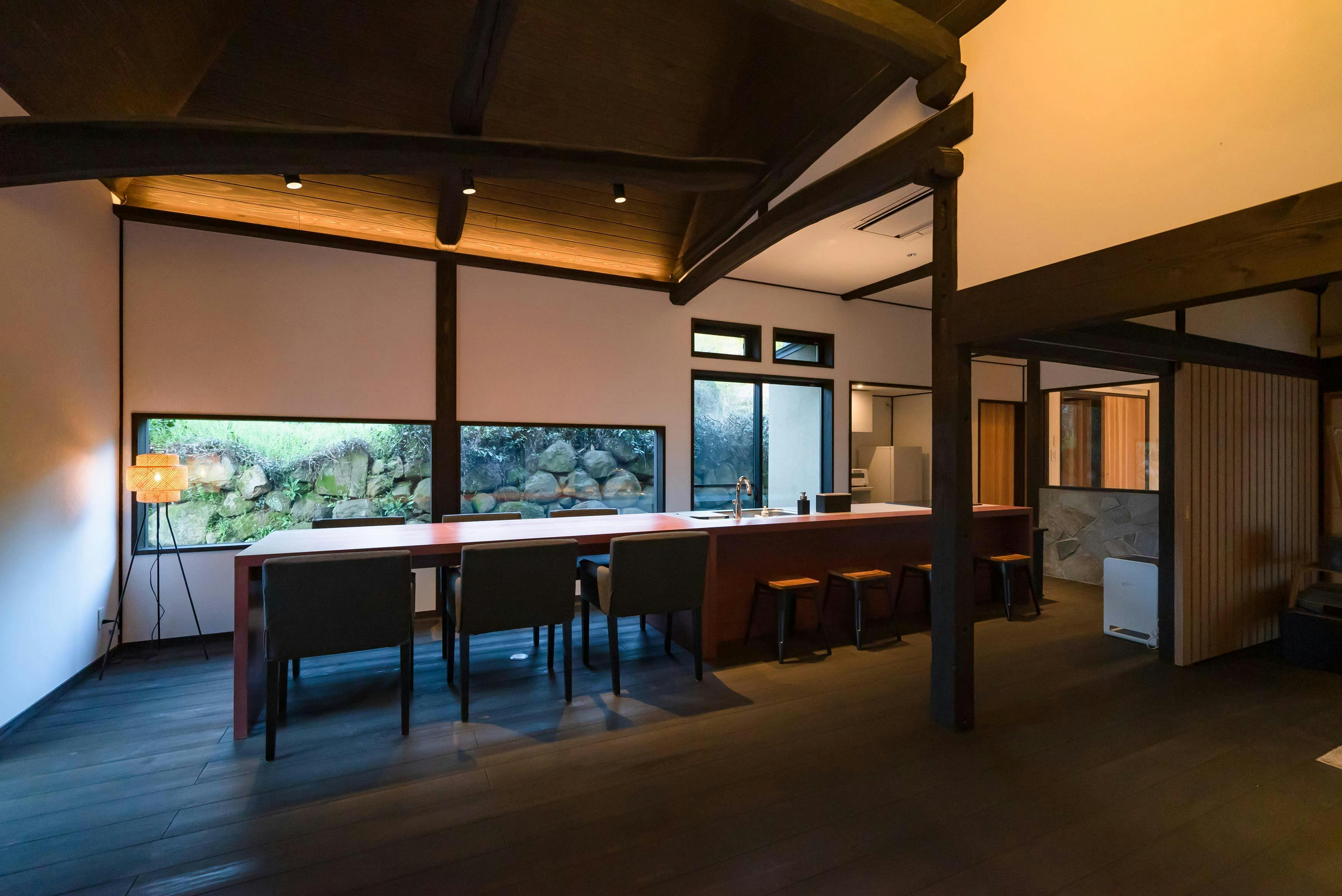 広々としたダイニング。