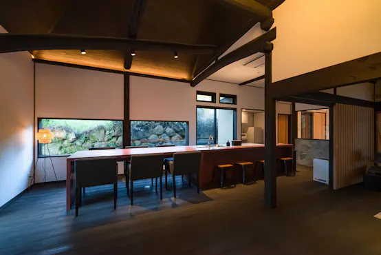 広々としたダイニング。