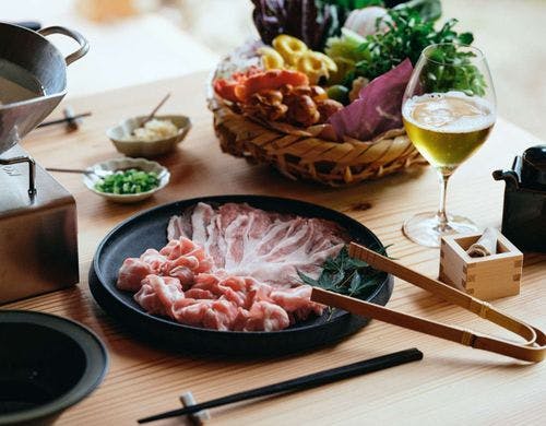 梅里豚しゃぶしゃぶコース