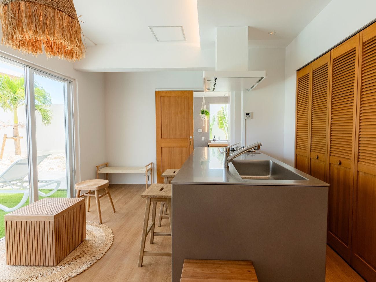 プロ仕様の設備。本格的な料理も対応可能。