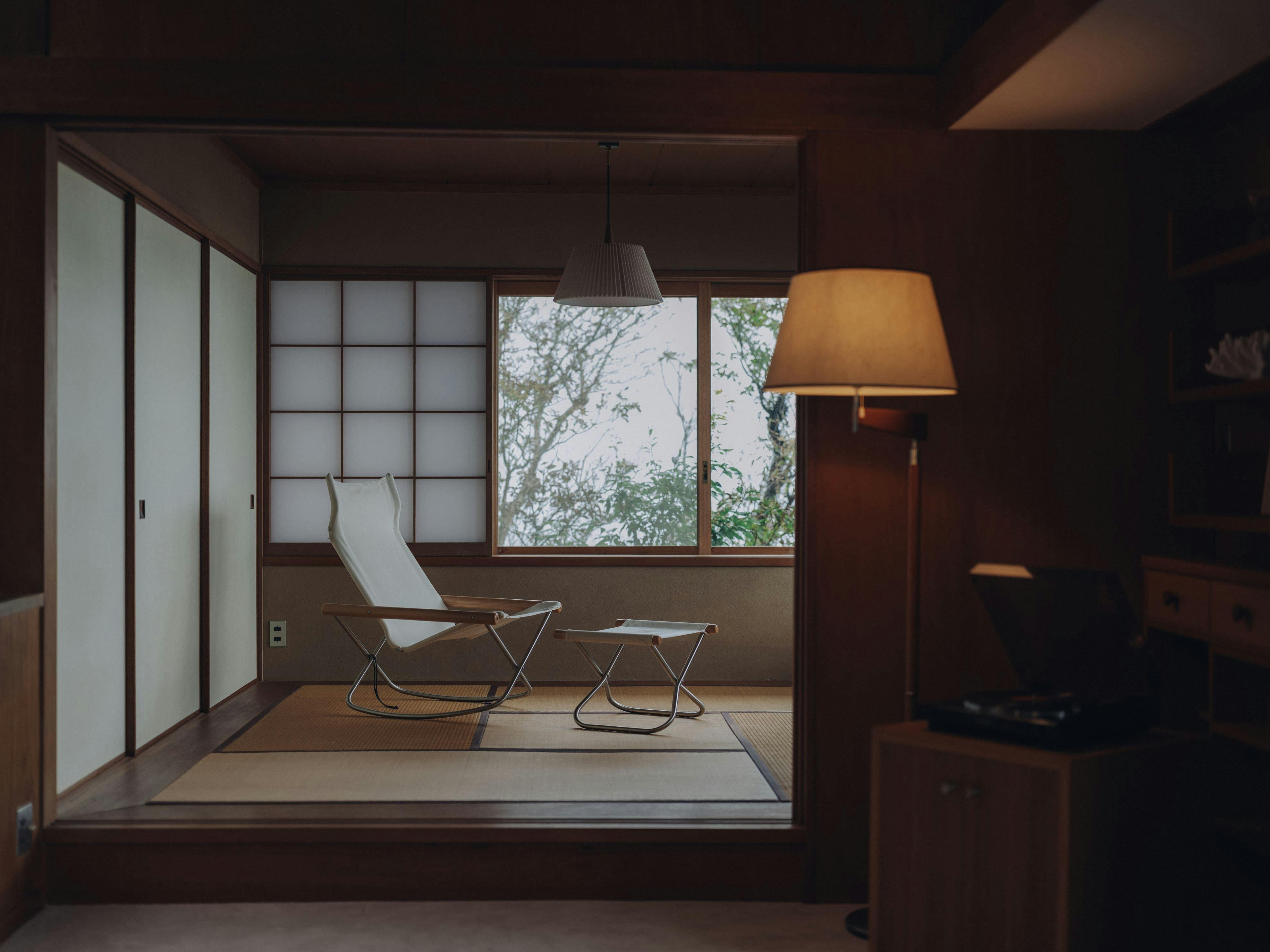 ห้องเสื่อทาทามิอีกห้องหนึ่งสามารถนอนพักด้วยฟูกได้