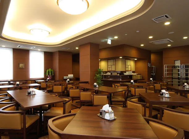 朝食会場