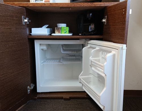客室キャビネット内