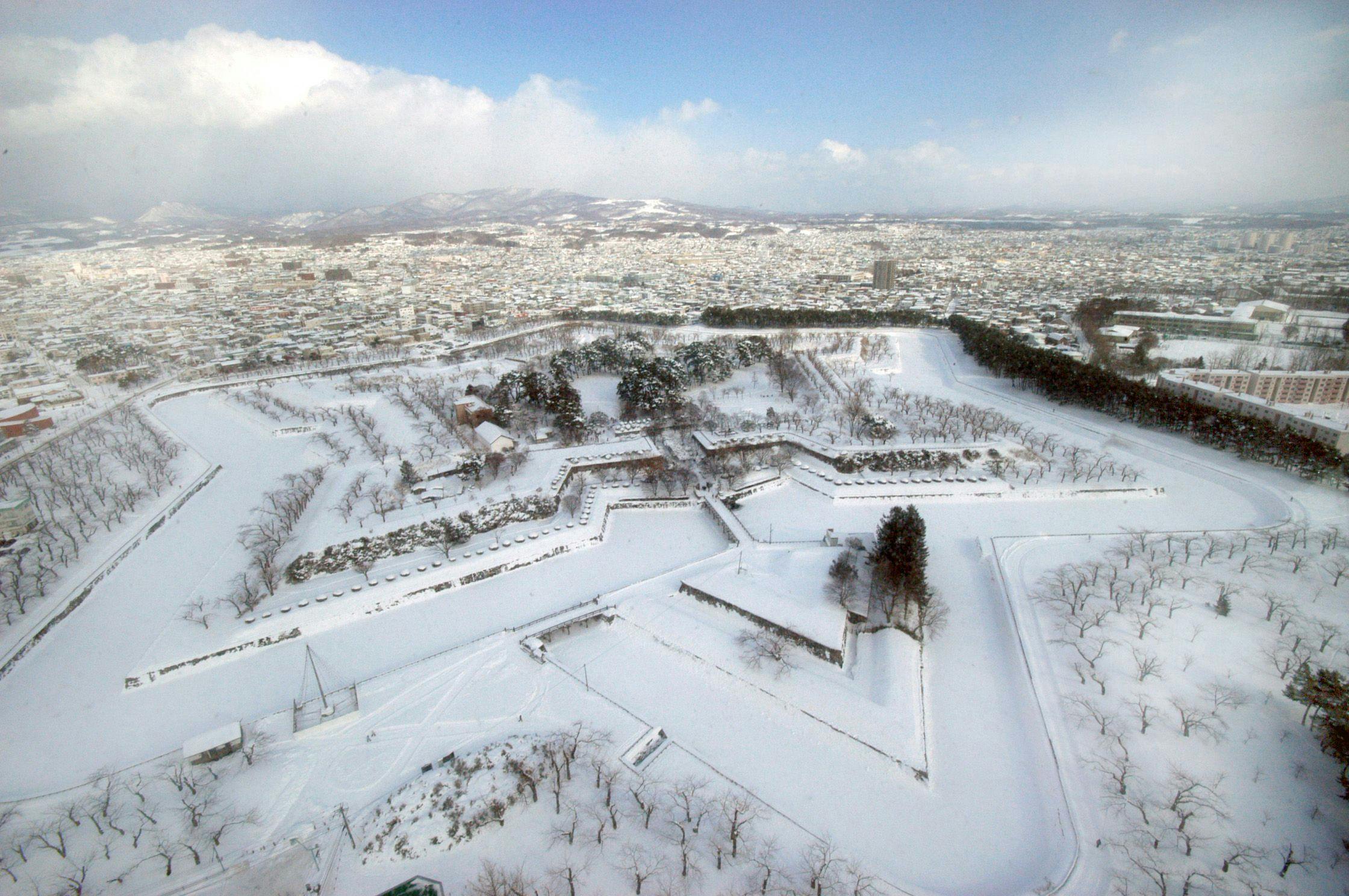 五稜郭公園　冬
