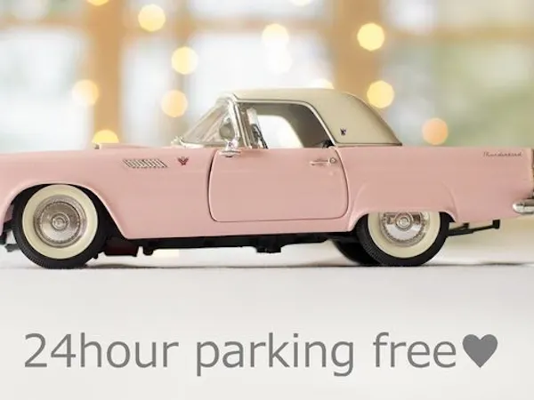【24時間駐車場無料!】愛車もレンタカーもウェルカム!フレンチトーストが日替わりで登場!朝食付き