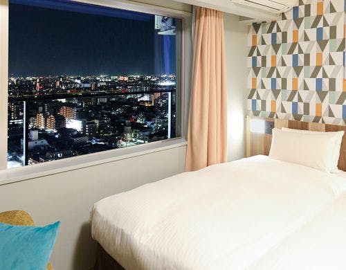 デラックスツインから見た夜景