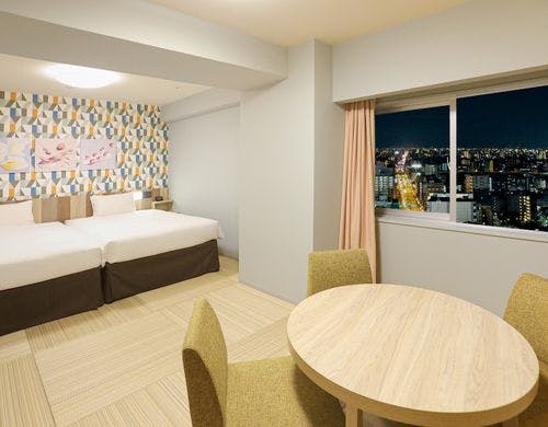 ファミリールームから見た夜景