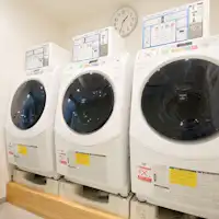 長期滞在でも安心!コインランドリーもご