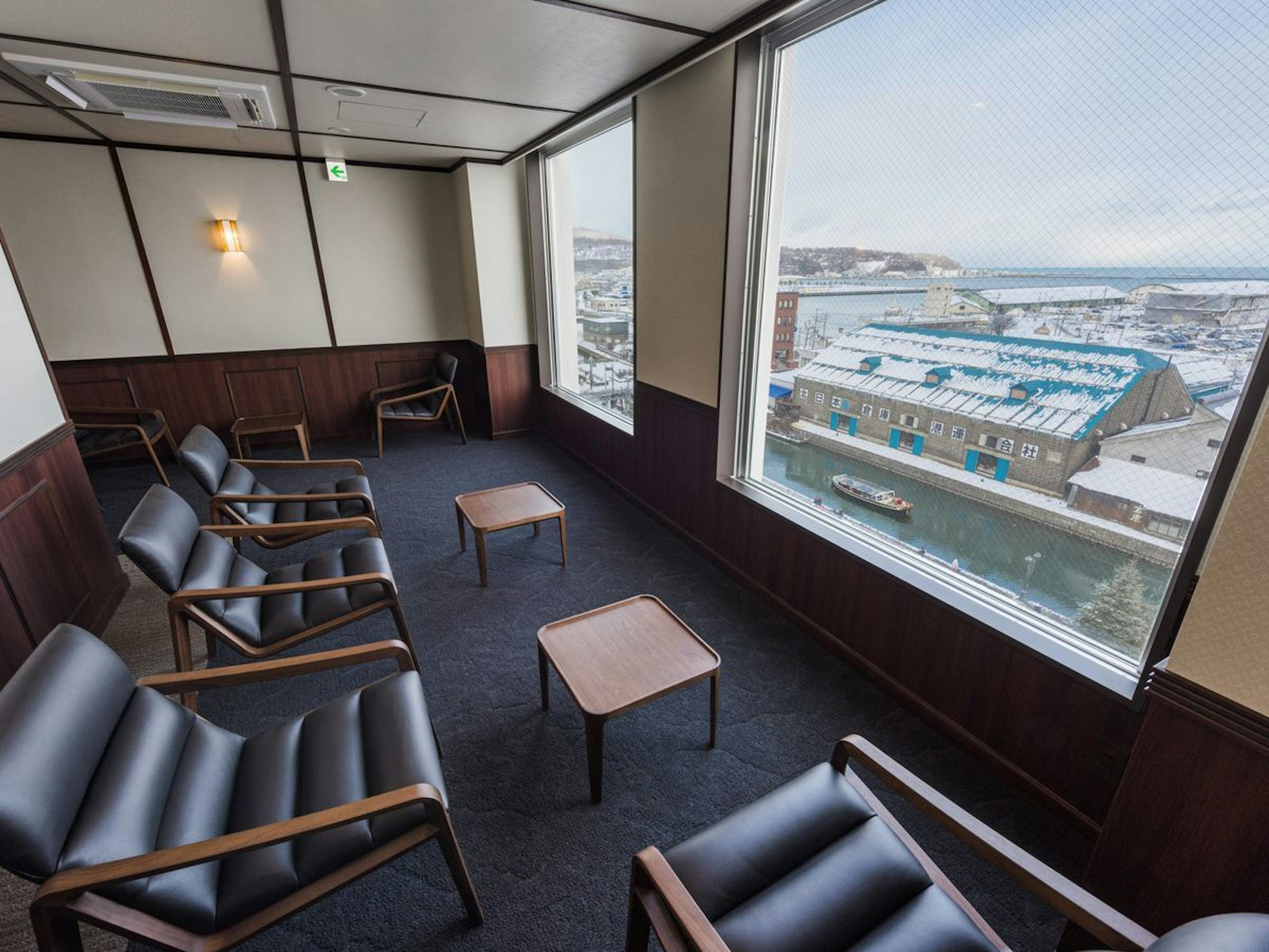 【ホテルソニア小樽(天然温泉 小樽運河の湯)】大浴場の湯上がりラウンジ