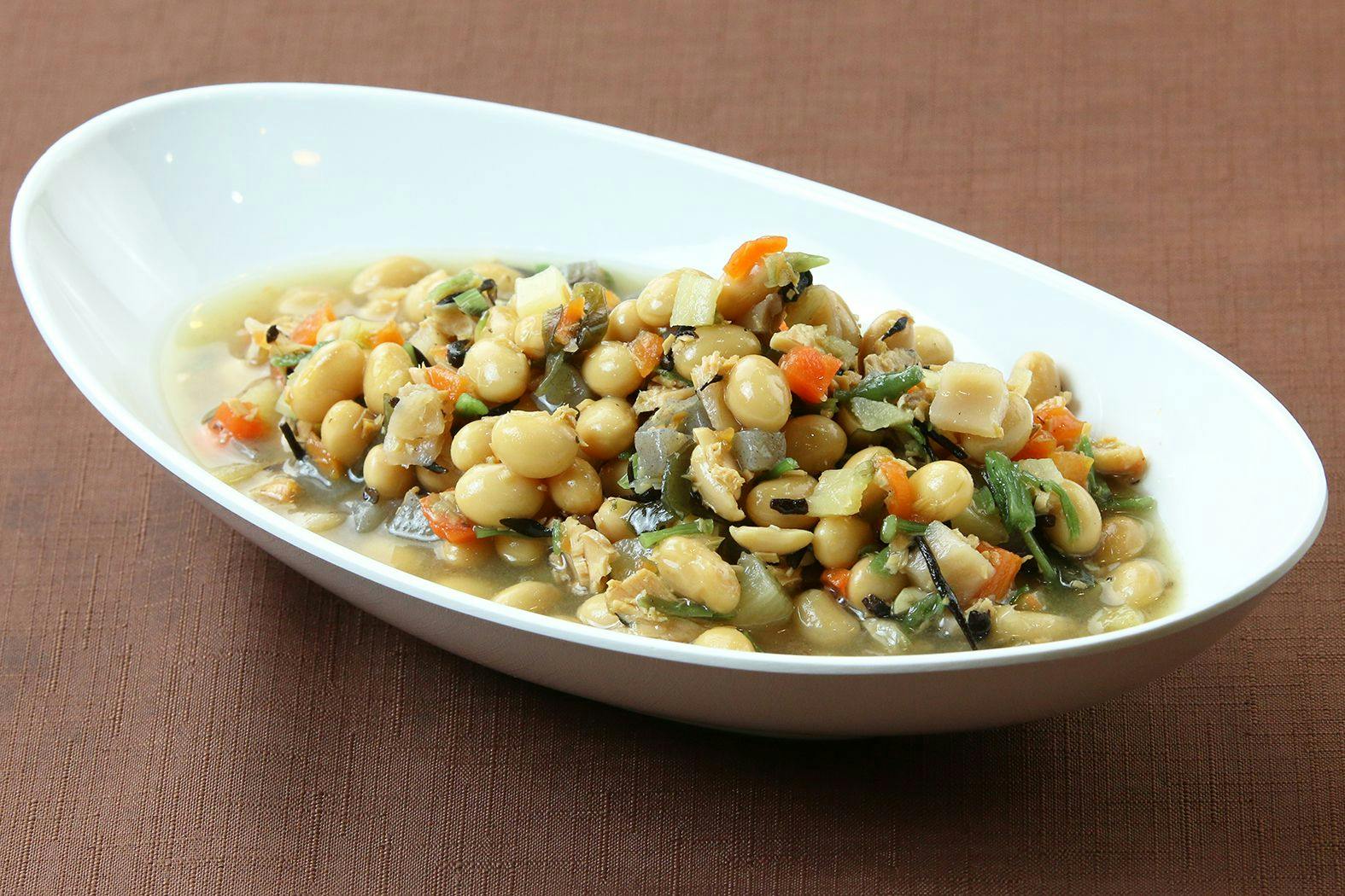 お豆とひじきのごった煮