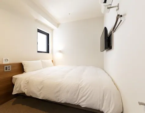 ナチュラルな雰囲気のダブル(客室一例)