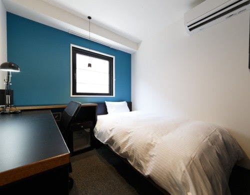 ひと部屋ひと部屋違った造りのシングル