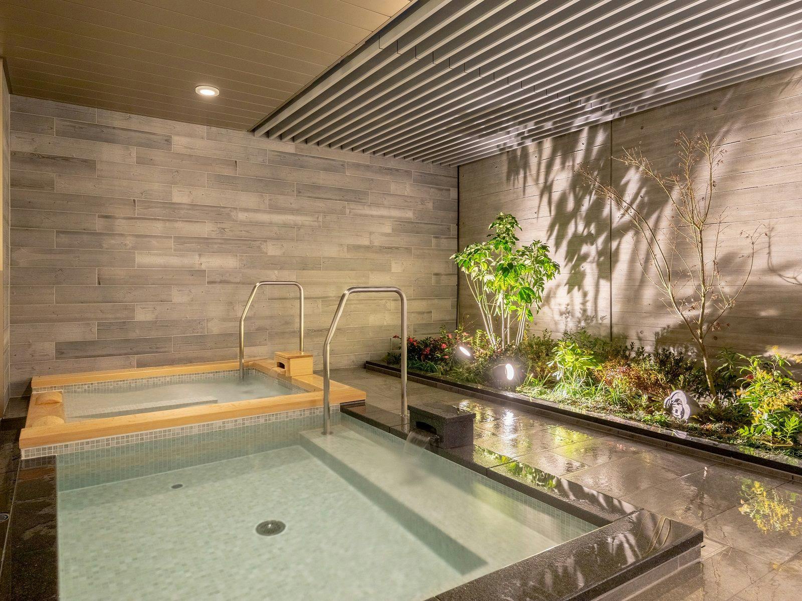 【ห้องอาบน้ำรวมขนาดใหญ่】อ่างอาบน้ำกลางแจ้ง