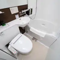 ห้องพักทุกห้องมีห้องน้ำในตัว