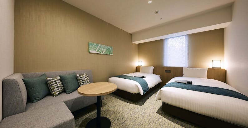 インターゲートツイン 禁煙 24平米 ラウンジ利用無料 大浴場完備で上質な滞在 シンプルステイ 素泊まり プラン ホテルインターゲート広島 一休 Comビジネス